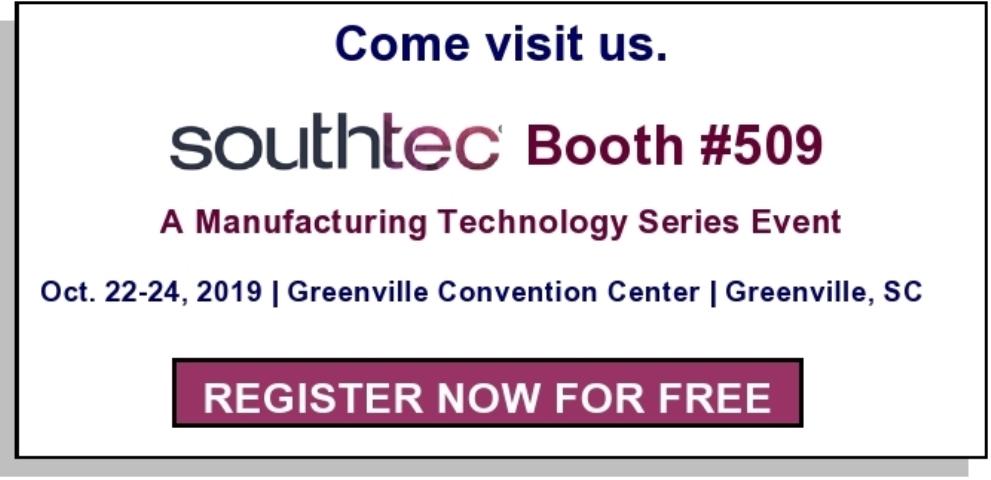 COME VISIT FLINT MACHINE TOOLS AT SOUTH-TEC IN BOOTH #509